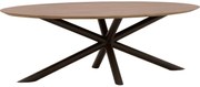 Goossens Excellent Eettafel Gs-1302, Ovaal 220 x 120 cm