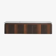Lavenahouten Badkamermeubelset Donker Hout & Without Sink & Spiegelloze & Zonder Kraan - Sklum