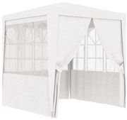 vidaXL Partytent met zijwanden professioneel 90 g/m² 2x2 m wit