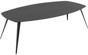 Goossens Excellent Eettafel Floyd, Semi ovaal 240 x 120 cm