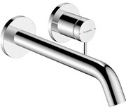 Hansgrohe Tecturis S Wastafelkraan Inbouw - mengkraan - rond - eengreeps - 22.5cm uitloop - chroom 73351000