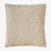 Vierkant Kussen 45x45 Cm In Zanero Bouclé Stof Gardenia Wit - Sklum