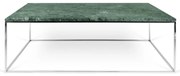 TemaHome Gleam Marble Salontafel Groen Marmer 120 Cm - Chromen Onderstel - 120 X 75cm.