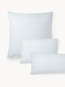 Flanellen kussenhoes Javon met fijne strepen