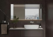 Martens Design Ibiza spiegel met LED verlichting, spiegelverwarming en sensor 100x70cm