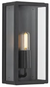 Atlanta Muurlamp Zwart met Lichtsensor LED
