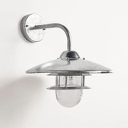 Wandlamp voor buiten/badkamer in ijzermetaal, Noria