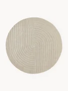 Rond wollen vloerkleed Mason, handgetuft