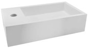 Mueller Dash fontein met kraangat links 40x22x10cm wit