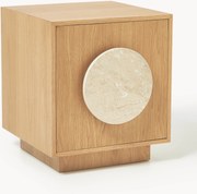 Nachtkastje Holden met travertijn handvat