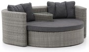 + 10% kassakorting | Loveseat Tuin Intenso   | Wicker (vlechtwerk) | 2 personen | Tuinbank Grijs | 193cm | Incl. kussens | Kees Smit Tuinmeubelen