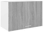 vidaXL Wandkast hangend 60x31x40 cm bewerkt hout grijs sonoma eiken