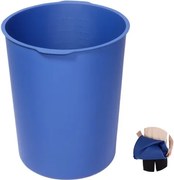 VEVOR 18,9 L siliconen emmervoering voor betonmengsels, herbruikbaar, voor het mengen van dunne mortel, verf, beton en epoxyhars, emmervoering, voedselveilig, blauw