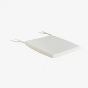 Stoelkussen Van Pira-stof Gardenia Wit - Sklum