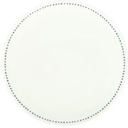 Ontbijtbord met blauwe stip, organisch, porselein,Ø 20 cm