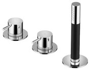 Hotbath Cobber Badrandcombinatie met 2 functies omstel en handdouche Geborsteld koper PVD CB075BCP