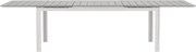 The Outsider Uitschuifbare Tuintafel - Thijs - 230/310cm - Wit/Grijs - The Outsider