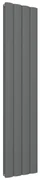 Eastbrook Guardia verticale aluminium radiator 180x28cm Antraciet 1368 watt