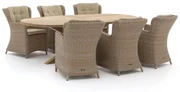 Intenso Milano/ROUGH-Y Ellips 240cm dining tuinset 7-delig
