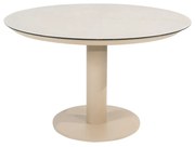 Taste by 4 Seasons Sarah tuintafel latte met geprint keramisch blad Ø 120 cm Tuintafel   beige weerbestendig