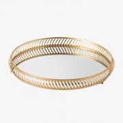 Decoratieve Glazen Schaal Daffne Ø37 Cm - Sklum