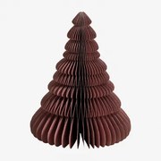 Set Van 3 Kerstbomen Van Noelle-papier Rode Ceder & ↑24 Cm - Sklum