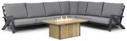 Loungeset tuin 6 personen Aluminium Grijs  Santika Furniture Santika Cinta