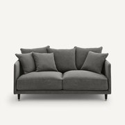 3-zits compacte fluwelen zetel, Lazare