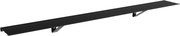 Vitavia aluminium legplank - zwart - 121,5 x 15 cm