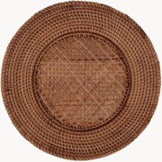 Handgemaakte placemat Classic van rotan
