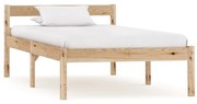 vidaXL Bedframe massief grenenhout 100x200 cm