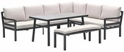 Garden Impressions Markus lounge dining set 4-delig - desert sand