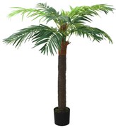 vidaXL Kunstboom met pot phoenixpalm 190 cm groen