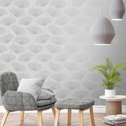 DUTCH WALLCOVERINGS Behang Fleur grijs