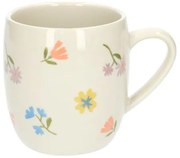 Theemok, steengoed, kleine bloemetjes,Ø 9,5 cm