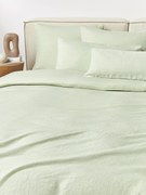 Gewassen linnen dekbedovertrek Airy