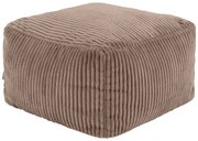Theo Corduroy Poef - Mocha Bruin