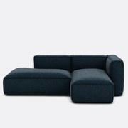 Fluwelen hoekbank rechts Seven