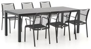 Apple Bee Hawaii/Menzano 220cm dining tuinset 7-delig stapelbaar