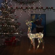 vidaXL Kerstversiering rendier 140 LED's meerkleurig 128 cm acryl