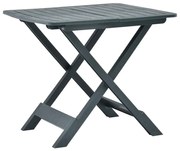 vidaXL Tuintafel inklapbaar 79x72x70 cm kunststof groen