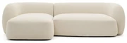 Kave Home Martina Hoekbank Ecru Organisch Design 287 Cm CL Links