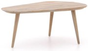 + 10% kassakorting | Loungetafel ROUGH | Driehoek | Tuintafel Teakhout | 66x116cm | Kees Smit Tuinmeubelen