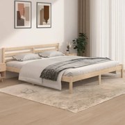 vidaXL Bedframe massief grenenhout 180x200 cm 6FT Super King