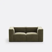 2-zits modulaire bank van vintage ribfluweel, Seven