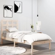 vidaXL Bedframe massief hout 75x190 cm 2FT6 Small Single