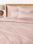 Katoensatijnen dekbedovertrek Comfort