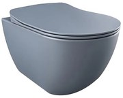 Creavit Hangend Toilet - 35.3x51cm - RVS Bidetsproeier - spoelrandloos - mat basalt FE322-00BM00E-0005