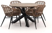 Intenso Azora/ROUGH-Y ø120cm dining tuinset 5-delig