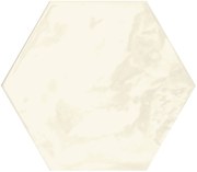 Wandtegel wit hexagon Terratinta Hexa 17x15cm lemon sorbet glans gerectificeerd